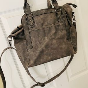Grey washed out purse